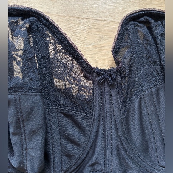 Vintage Goddess ILGWU I Owe It All To Strapless Underwire Bra Size 38D - Picture 2 of 10